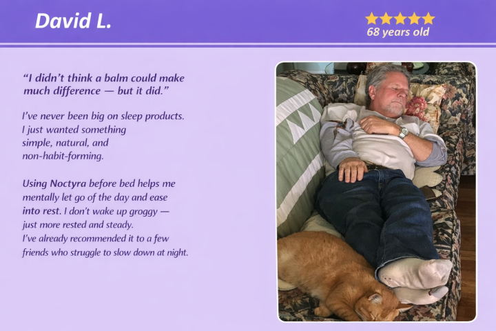 Noctyra™ Lavender Herbal Sleep Support Balm 🌙 Targeted Calm for Nighttime Relaxation & Deeper Sleep Support