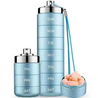 Metal Travel Pill Organizer