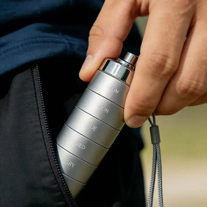 Metal Travel Pill Organizer