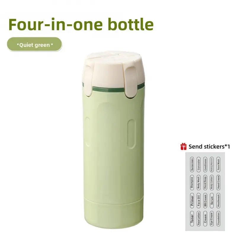 ✨ 4-in-1 Travel Bottle Set: Your Ultimate On-the-Go Liquid Companion