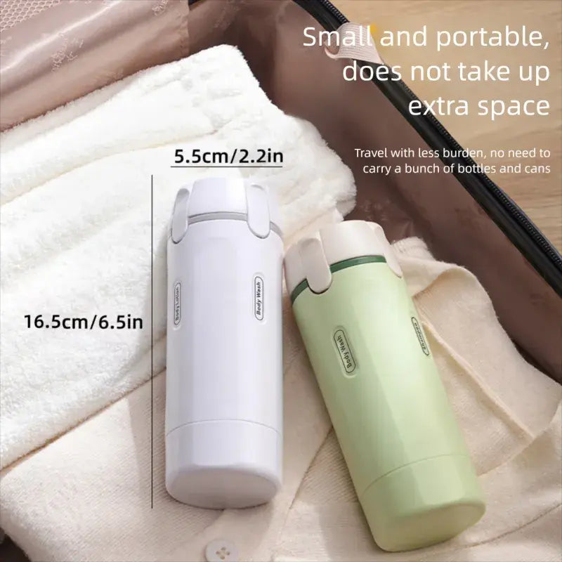 ✨ 4-in-1 Travel Bottle Set: Your Ultimate On-the-Go Liquid Companion