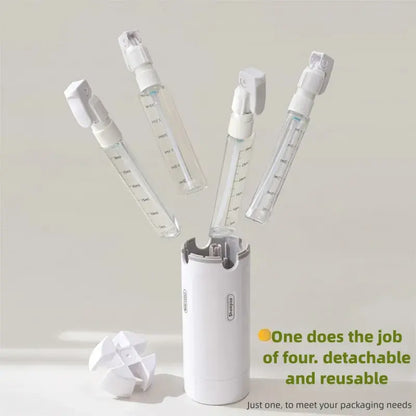 ✨ 4-in-1 Travel Bottle Set: Your Ultimate On-the-Go Liquid Companion